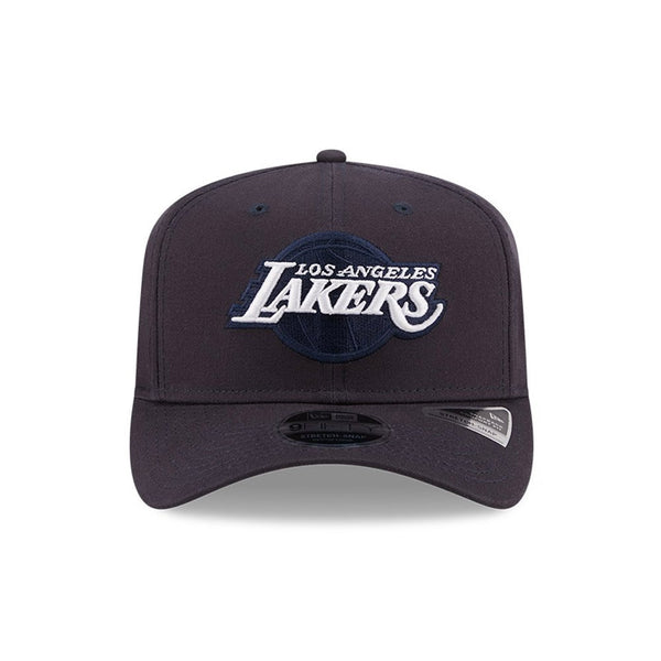 New Era LA Lakers League Essential Navy 9FIFTY Stretch Snap Cap 60184725