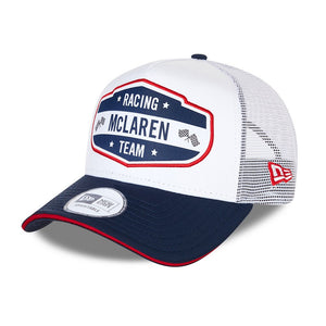 New Era 9Forty Cap McLaren F1 USA White Trucker Cap 60243909