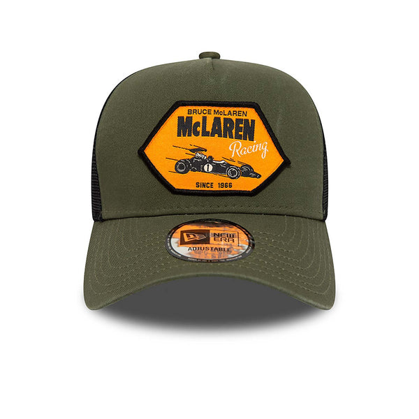 New Era 9Forty Cap McLaren Racing Medium Green A-Frame Trucker 60334567