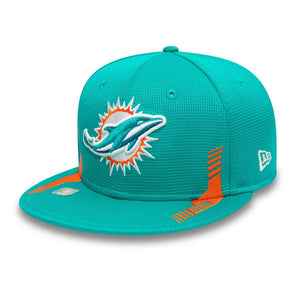 New Era 9Fifty Cap NFL Miami Dolphins Sideline Home Turquoise 60178734