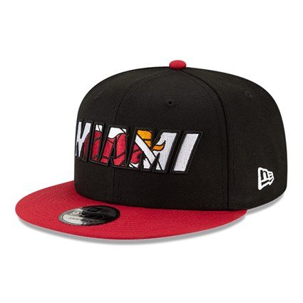 New Era Miami Heat NBA Draft Black 9Fifty Cap S/M 60143989