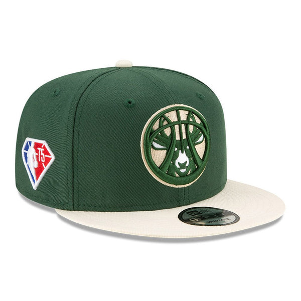 New Era Milwaukee Bucks NBA Draft Green 9FIFTY Cap 60143961