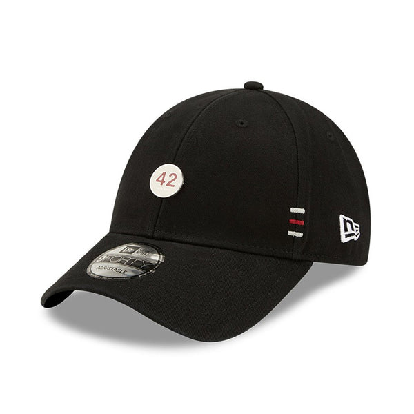 New Era Moto Guzzi Brushed Cotton Black 9Forty Cap 60221448