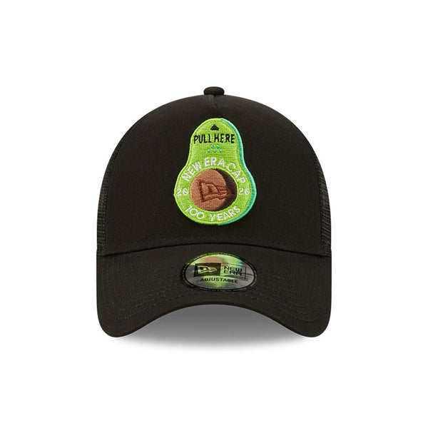 New Era 9Forty Trucker Cap Avocado Food Patch Black 60222339