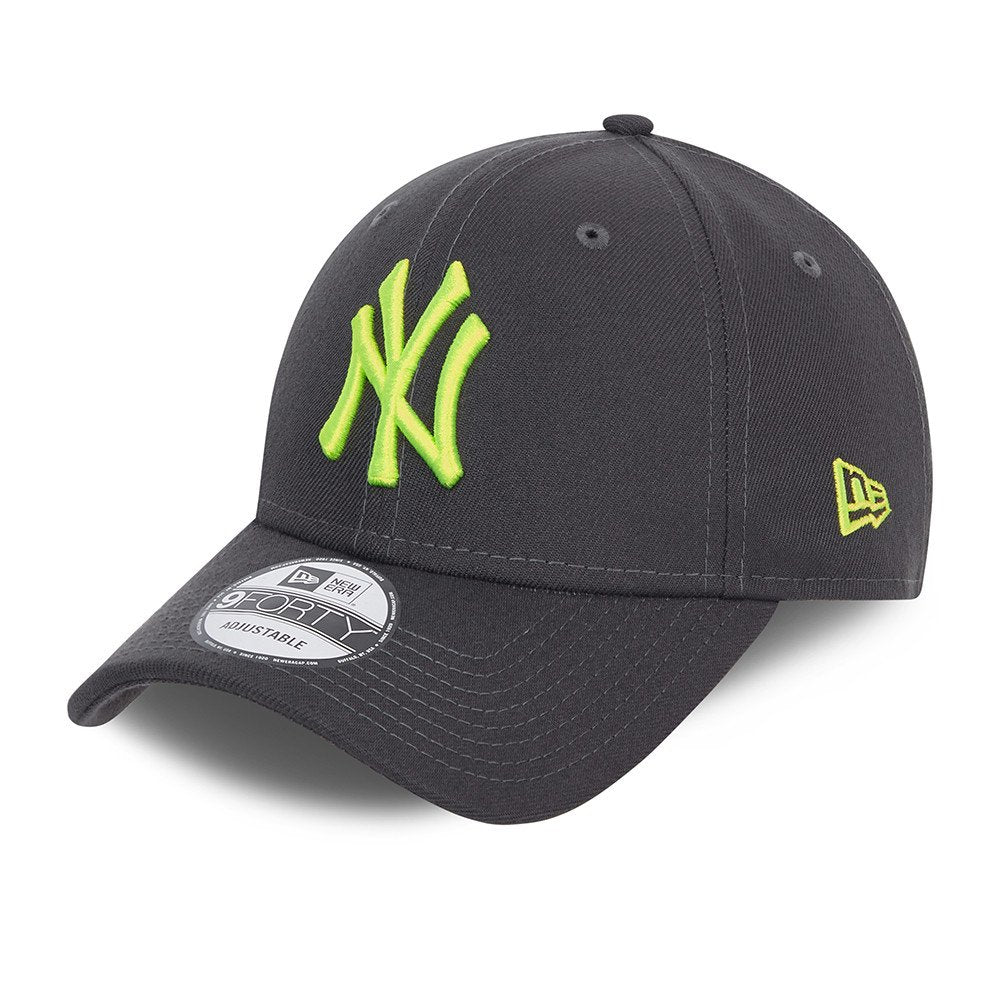 New Era New York Yankees Neon Pack 9Forty Cap Grey 60137709