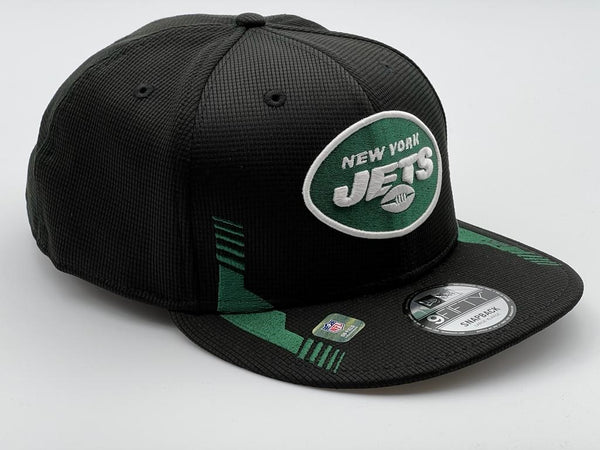 New Era 9Fifty New York Jets NFL21 Sideline Black Snapback Hat L/XL 60179615