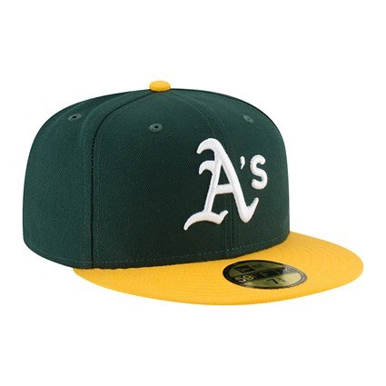 New Era Oakland Athletics Authentic on Field Home Green 59FIFTY Cap Green 12572840 7 1/4
