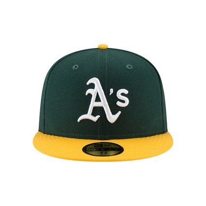 New Era Oakland Athletics Authentic on Field Home Green 59FIFTY Cap Green 12572840 7 1/4