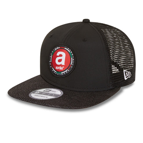 New Era 9Fifty Aprilia Engineered Fit Trucker Cap Black 60112756