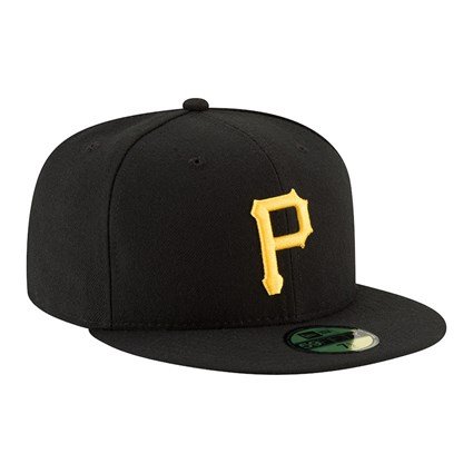 New Era Pittsburgh Pirates Authentic On Field Game Black 9Fifty Cap 12572839 7 1/2