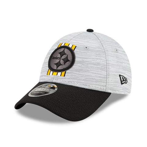 New Era 9Forty Cap NFL Training Pittsburgh Steelers Black Heather 60140893