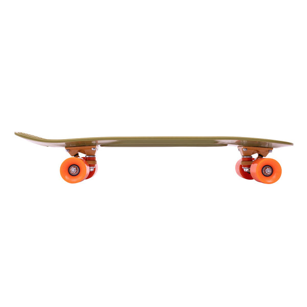 Penny Cruiser skateboard 27" Burnt Olive - Green / Orange  PNY-COM-1053