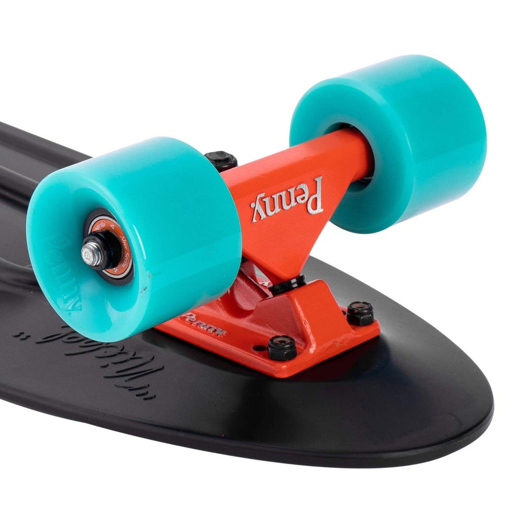 Penny Cruiser skateboard 27 Bright Light Black Turquoise PNY COM 1051 West French