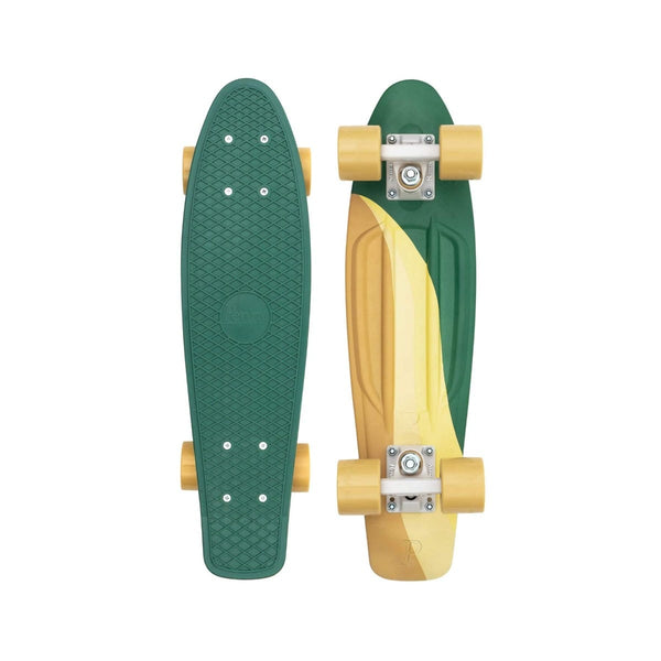 Penny cruiser skateboard 22" Swirl  Green / Yellow PNY-COM-0088