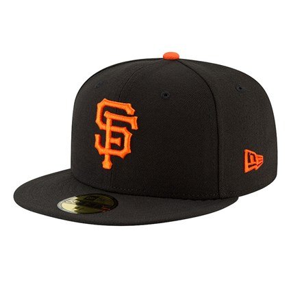 New Era cap San Francisco Giants Authentic on Field Game Black 59FIFTY Black 7 1/4 12572838