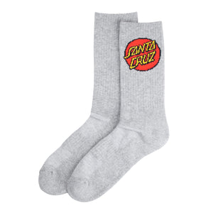 Santa Cruz - Socks - Dot Sock - SCA-SCK-0252 - Heather Grey