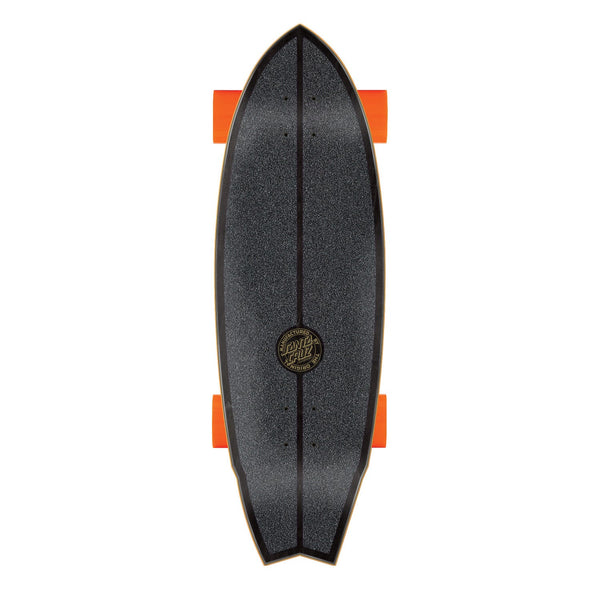 Santa Cruz x Carver Surf Skate Complete Flame Dot Shark 31.52" SCR-COM-2042