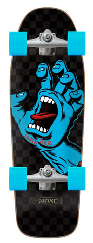 Santa Cruz x Carver Surf Skate Complete Screaming Hand Check 30.2" SCR-COM-2044