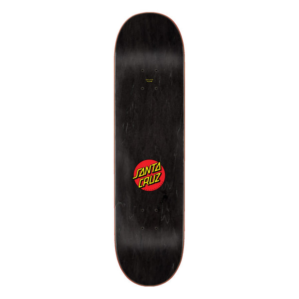 Santa Cruz Skateboard Deck Classic Dot Black 8.25" SCR-SKD-2330