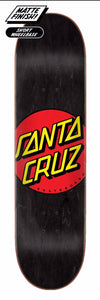 Santa Cruz Skateboard Deck Classic Dot Black 8.25" SCR-SKD-2330