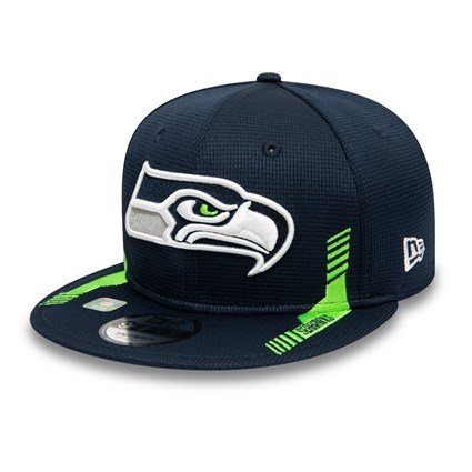 New Era Seattle Seahawks NFL Sideline Home 9FIFTY Blue Cap M/L 60178865