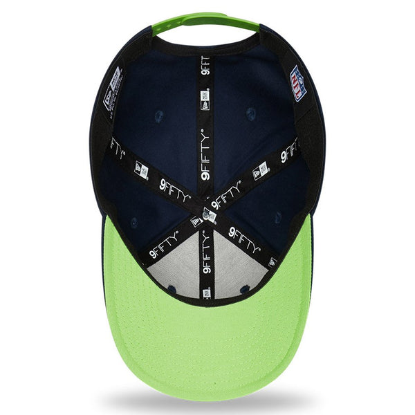 New Era Seattle Seahawks Navy 9FIFTY Stretch Snap Cap 60284936
