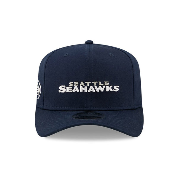 New Era Seattle Seahawks Navy 9FIFTY Stretch Snap Cap 60284936