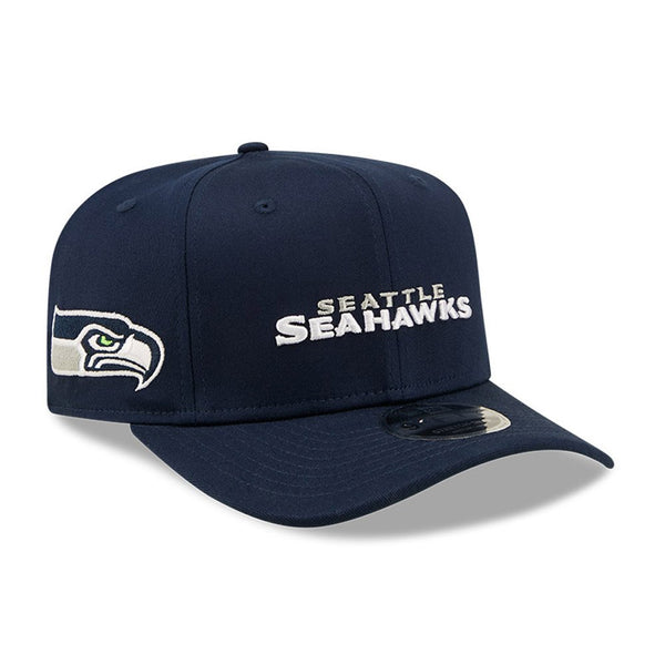 New Era Seattle Seahawks Navy 9FIFTY Stretch Snap Cap 60284936