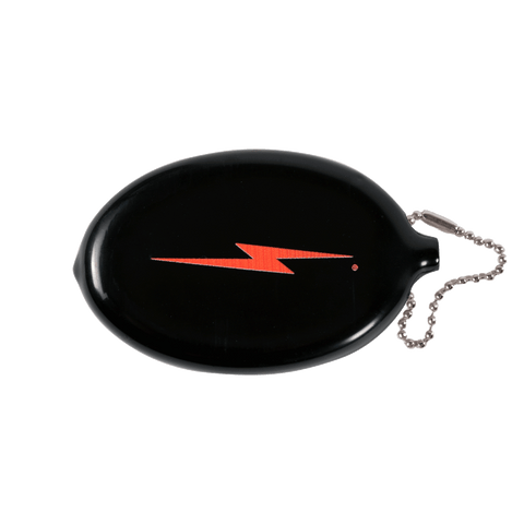 Lightning Bolt Coin Pouch Black  99AUNCAR001K00