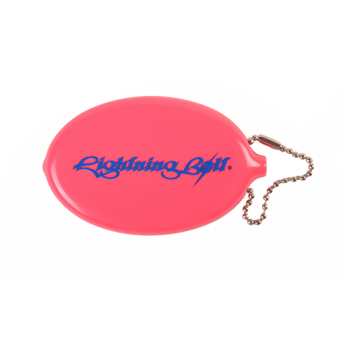 Lightning Bolt Classic logo quick coin pouch pink 99AUNCAR002P00