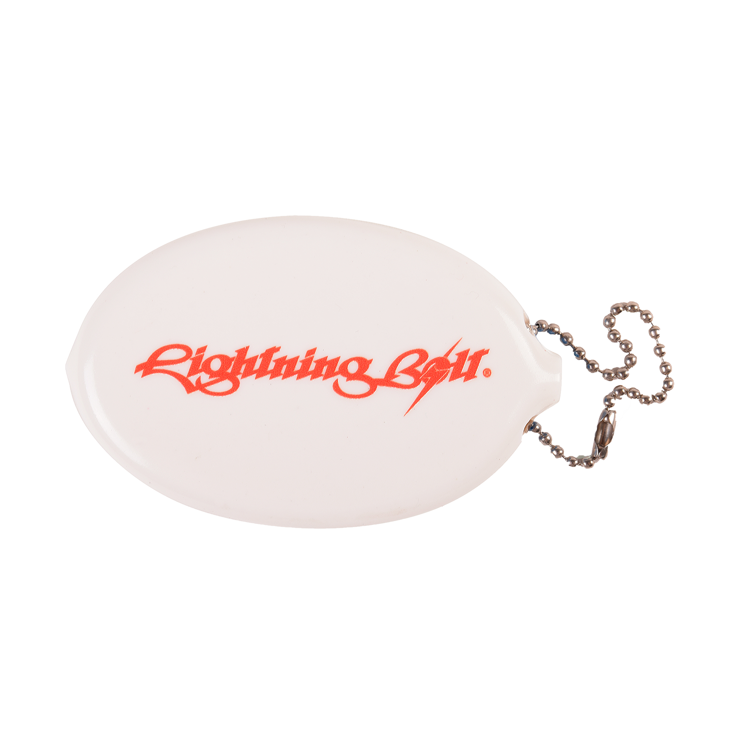 Lightning Bolt Classic logo quick coin pouch white 99AUNCAR002W00