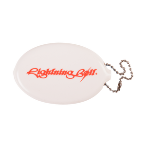 Lightning Bolt Classic logo quick coin pouch white 99AUNCAR002W00