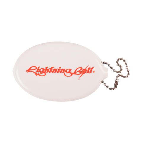 Lightning Bolt Classic logo quick coin pouch white 99AUNCAR002W00