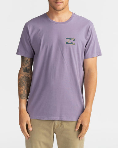 Billabong Crayon Wave T-Shirt for Men Purple Haze U1SS86BIF0