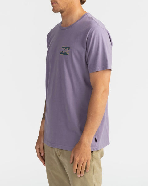 Billabong Crayon Wave T-Shirt for Men Purple Haze U1SS86BIF0
