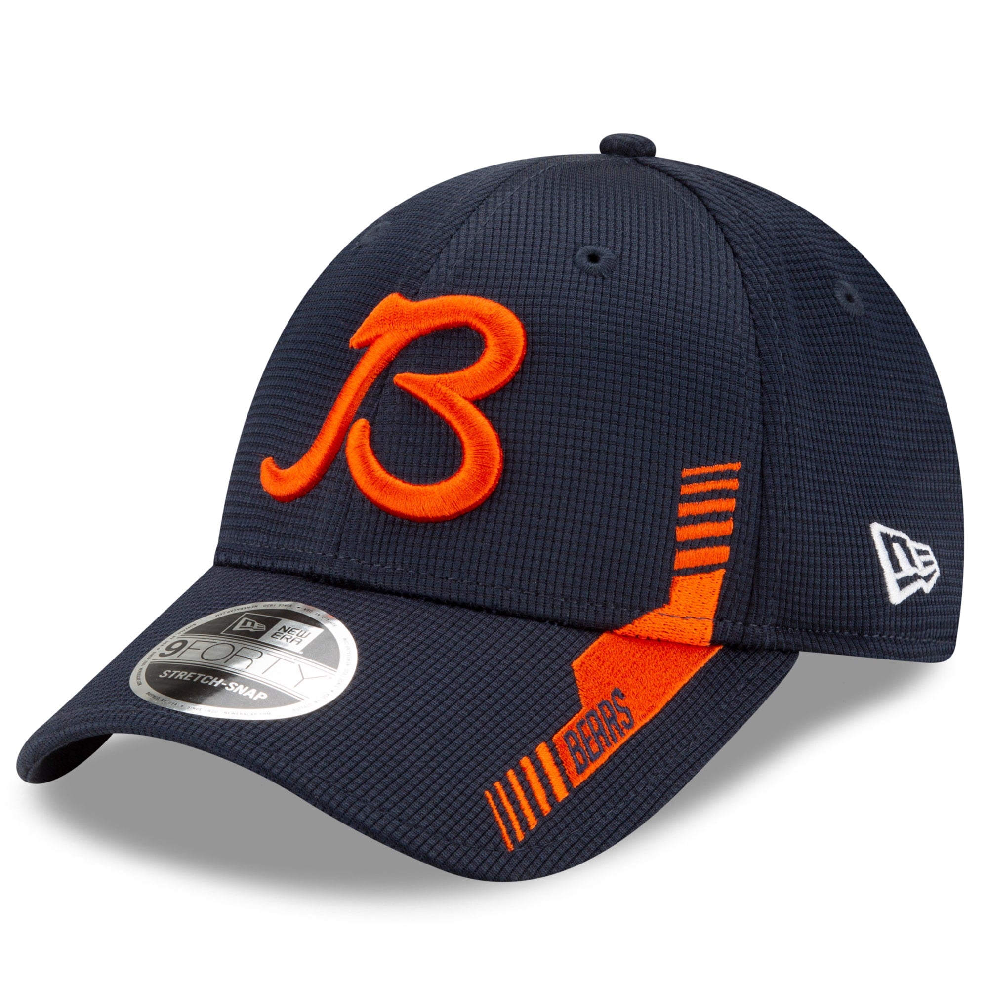 New Era Chicago Bears 2021 NFL Sideline Home 9Forty Snapback Hat Navy 60178762