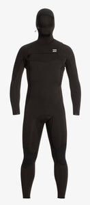 Billabong 5/4mm Absolute Hooded Chest Zip Wetsuit for Men Black Z45M19